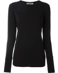 Женская черная футболка с длинным рукавом от Sportmax