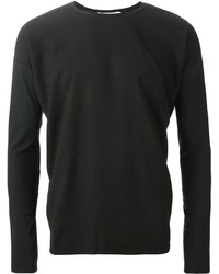Мужская черная футболка с длинным рукавом от Stephan Schneider