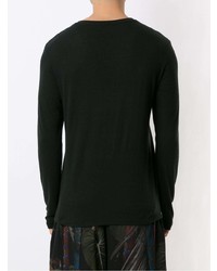 Мужская черная футболка с длинным рукавом от OSKLEN