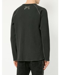 Мужская черная футболка с длинным рукавом от Roarguns