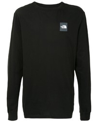 Мужская черная футболка с длинным рукавом от The North Face