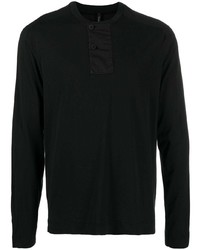 Мужская черная футболка с длинным рукавом от Transit