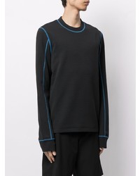 Мужская черная футболка с длинным рукавом от Bally