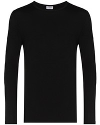 Мужская черная футболка с длинным рукавом от Zimmerli