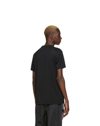 Мужская черная футболка с круглым вырезом с вышивкой от Marcelo Burlon County of Milan