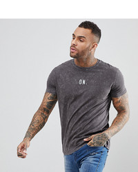 Мужская черная футболка с круглым вырезом с вышивкой от Brooklyn Supply Co.
