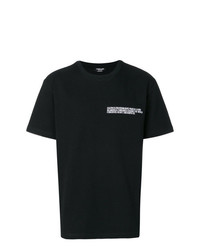 Мужская черная футболка с круглым вырезом с вышивкой от Calvin Klein 205W39nyc