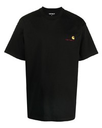 Мужская черная футболка с круглым вырезом с вышивкой от Carhartt WIP