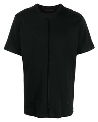 Мужская черная футболка с круглым вырезом с вышивкой от Helmut Lang