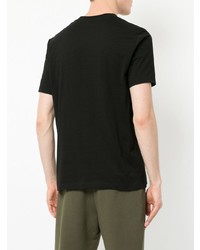 Мужская черная футболка с круглым вырезом с вышивкой от CK Calvin Klein