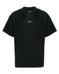 Мужская черная футболка с круглым вырезом с вышивкой от Represent