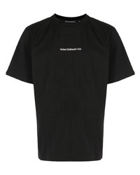 Мужская черная футболка с круглым вырезом с вышивкой от Stolen Girlfriends Club
