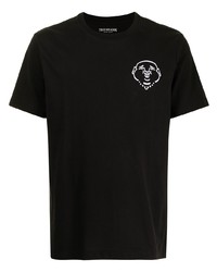 Мужская черная футболка с круглым вырезом с вышивкой от True Religion