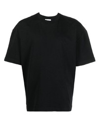Мужская черная футболка с круглым вырезом с вышивкой от Études