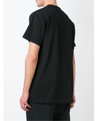 Мужская черная футболка с круглым вырезом с геометрическим рисунком от Ktz