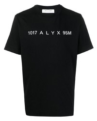 Мужская черная футболка с круглым вырезом с принтом от 1017 Alyx 9Sm