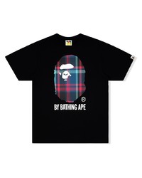 Мужская черная футболка с круглым вырезом с принтом от A Bathing Ape