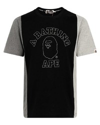 Мужская черная футболка с круглым вырезом с принтом от A Bathing Ape