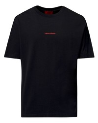 Мужская черная футболка с круглым вырезом с принтом от A BETTER MISTAKE
