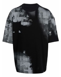 Мужская черная футболка с круглым вырезом с принтом от A-Cold-Wall*