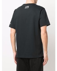 Мужская черная футболка с круглым вырезом с принтом от Converse