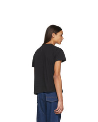 Мужская черная футболка с круглым вырезом с принтом от Random Identities