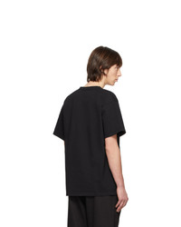 Мужская черная футболка с круглым вырезом с принтом от Rassvet