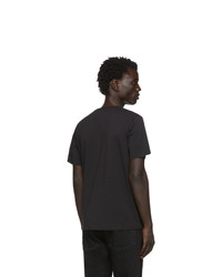 Мужская черная футболка с круглым вырезом с принтом от Saturdays Nyc