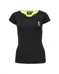 Женская черная футболка с круглым вырезом с принтом от Boxeur Des Rues
