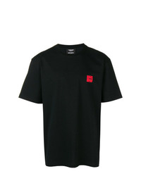Мужская черная футболка с круглым вырезом с принтом от Calvin Klein 205W39nyc