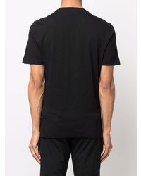 Мужская черная футболка с круглым вырезом с принтом от Hydrogen