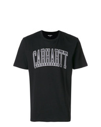 Мужская черная футболка с круглым вырезом с принтом от Carhartt