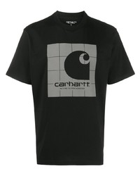 Мужская черная футболка с круглым вырезом с принтом от Carhartt WIP