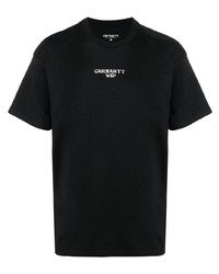 Мужская черная футболка с круглым вырезом с принтом от Carhartt WIP