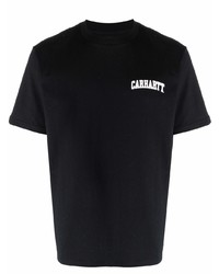 Мужская черная футболка с круглым вырезом с принтом от Carhartt WIP