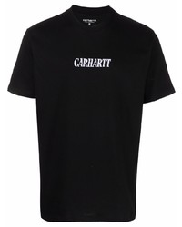 Мужская черная футболка с круглым вырезом с принтом от Carhartt WIP