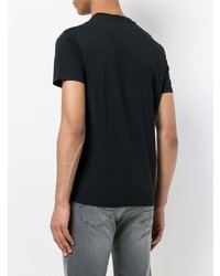 Мужская черная футболка с круглым вырезом с принтом от Circled Be Different
