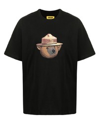 Мужская черная футболка с круглым вырезом с принтом от Chinatown Market