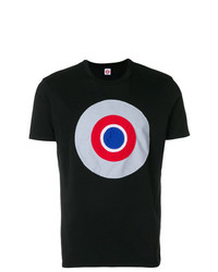 Мужская черная футболка с круглым вырезом с принтом от Circled Be Different