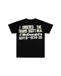 Мужская черная футболка с круглым вырезом с принтом от Travis Scott Astroworld