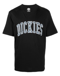 Мужская черная футболка с круглым вырезом с принтом от Dickies