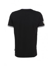 Мужская черная футболка с круглым вырезом с принтом от Everlast
