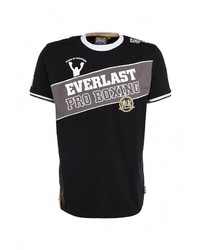 Мужская черная футболка с круглым вырезом с принтом от Everlast
