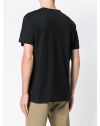 Мужская черная футболка с круглым вырезом с принтом от Colmar
