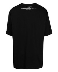 Мужская черная футболка с круглым вырезом с принтом от Takahiromiyashita The Soloist