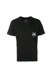 Мужская черная футболка с круглым вырезом с принтом от Local Authority