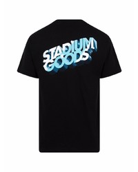 Мужская черная футболка с круглым вырезом с принтом от Stadium Goods