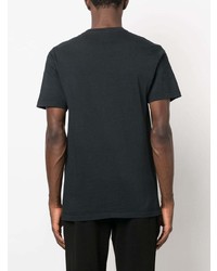 Мужская черная футболка с круглым вырезом с принтом от NOAH NY