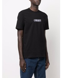 Мужская черная футболка с круглым вырезом с принтом от Carhartt WIP