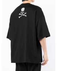 Мужская черная футболка с круглым вырезом с принтом от Mastermind World